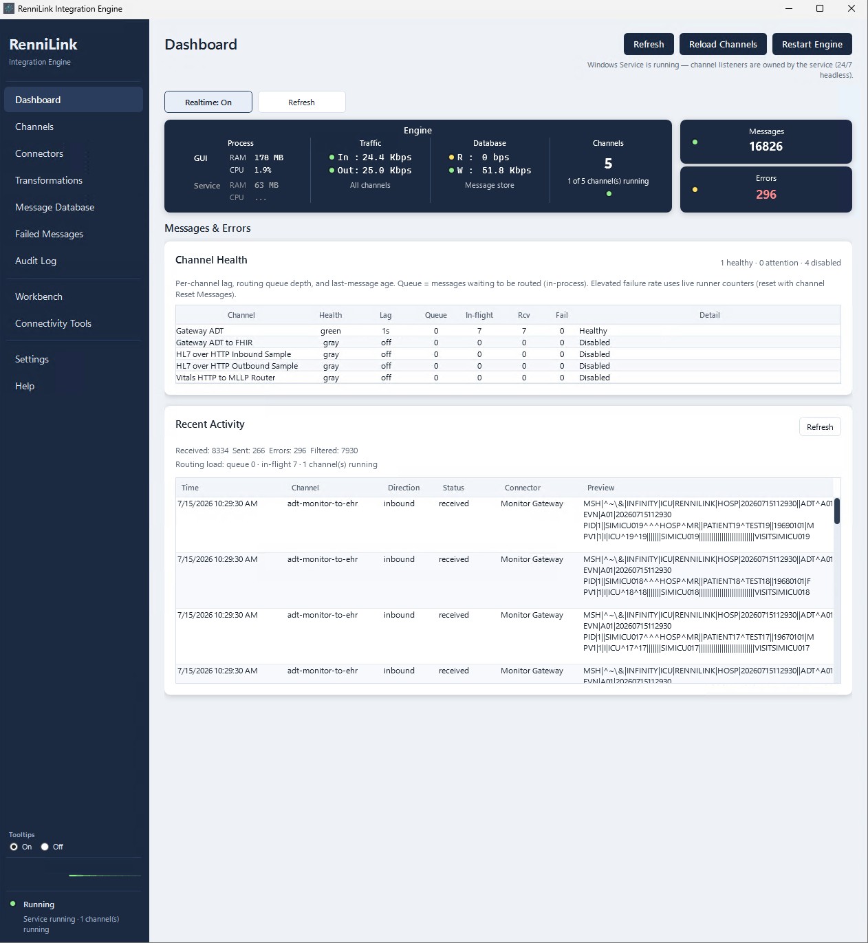 RenniLink Integration Engine